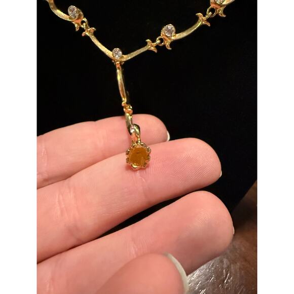 Avon Extraordinary Briolette Vine Necklace Vintage 2005 - Picture 3 of 3